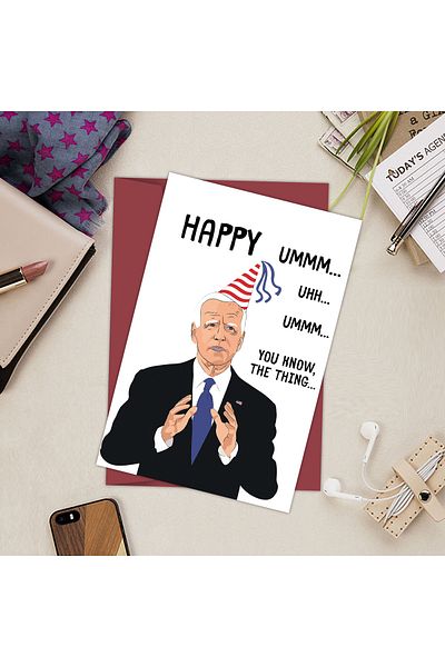 Choice 20.8x13.7x0.2cm Funny Creative Card 1pc Funny Creative Card,uhm... Uhh... Uhm... You Know, The Thing