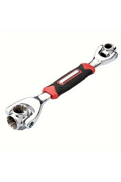 NSOUR 52 In 1 52-in-1 Car Tools Multifunctional Socket Wrench Set Metric 8-19mm Sae 5/16"-3/4 Non-slip Han