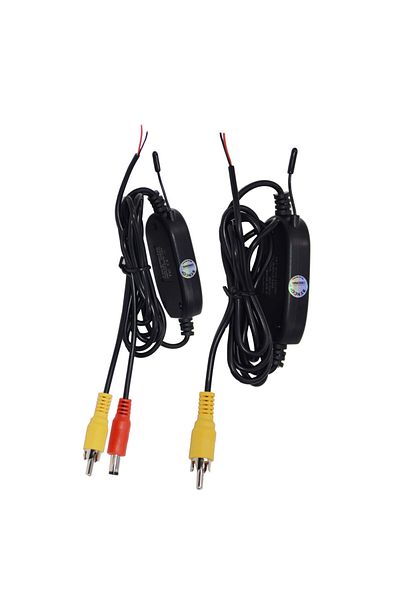Choice 12v Black Car 2.4g Wireless Transmitter And Receiver For Monitor Android Pakring 170 Degree Rear Vie