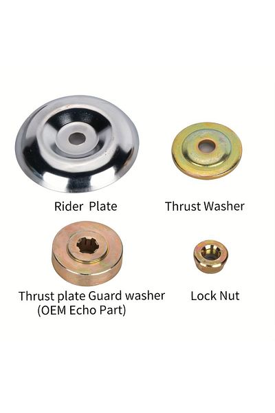 LUSQI 4pcs-1set Universal Brushcutter Working Head Replacement Parts Maintenance Washer Kit Nuts For