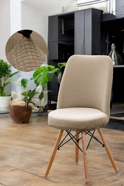 coverbox Πλενόμενο ελαστικό κάλυμμα καρέκλας Lycra Oval - Στρογγυλό κάλυμμα καρέκλας