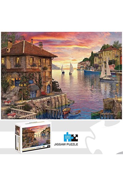 Choice1 Mediterranean Harbor 1000 Pieces Mediterranean Harbor Jigsaw Puzzle H...