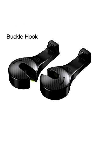 Choice Buckle Hook Black Car Seat Back Hook Headrest Hidden Mount Auto Vehicl...