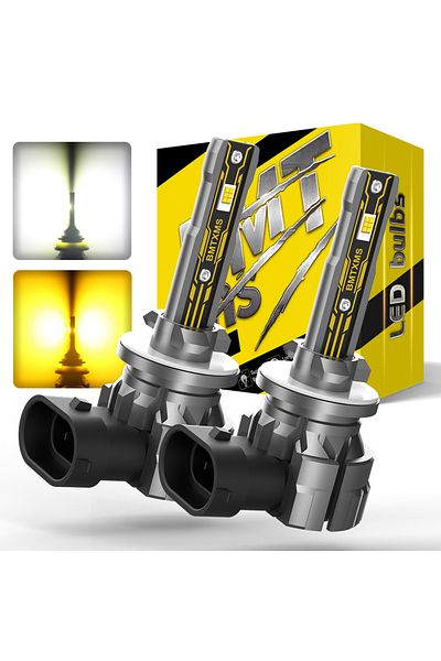 BMTxms 880 881 6000k Cold White 2pcs H27w/2 881 Led Bulbs Fog Light For Cars Led Fog Driving Lamp H