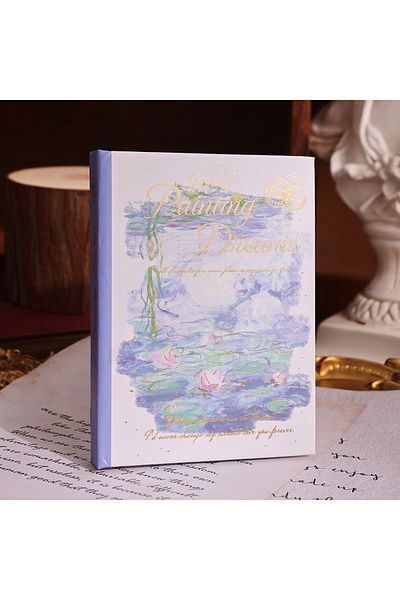 Choice Water Lily Pocket Notebook 80 Sheets A7 Diary Memo Book Planner With Thick Lined Pages For Students