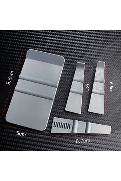 Choice 4pcs Micro Squeegee Car Vinyl Wrap Tool Kit Different Angled Edge For Car Body Wrapping Window Tint