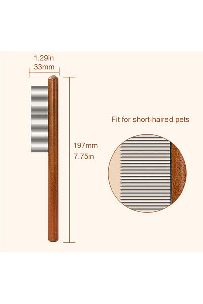 Choice Fine-tooth Comb Pet Flea Comb Cat Dog Comb For Fleas Ticks Removal Tools Stainless Steel Grooming Br