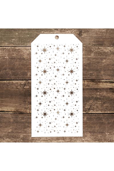 Choice 12 By 24 Cm 12*24 Cm Diy Craft Seamless Star Stencil For Painting Scrapbooking Stamps Album Decorat
