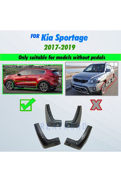 Choice 2017-2019 Set Molded Car Mud Flaps For Kia Sportage 2017 2018 2019 Ql Mudflaps Splash Guards Mud Fla
