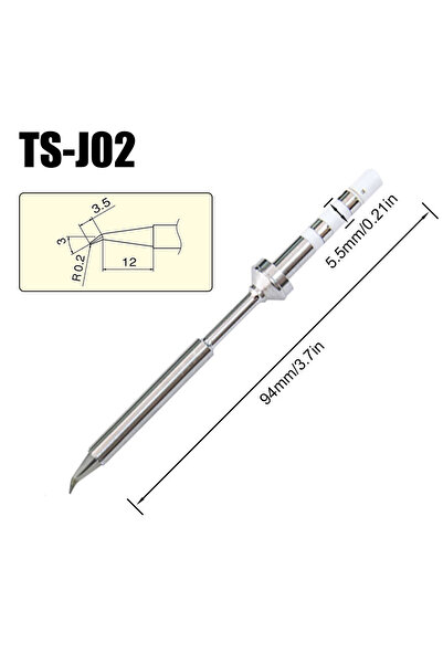 Choice1 TS-J02 PINE64 TS100 Ts101 Soldering Iron Tips Replacement Various Models of Pinecil V2 Electric Sold
