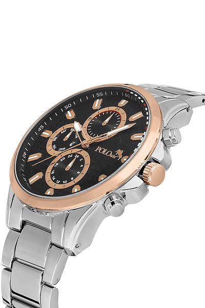 Polo Air Men's Sports Wristwatch Silver-Copper PL-0835E6x