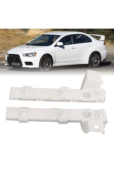 Choice Front Bumper Bracket 6400F549 Left Right Bumper Bracket Clip Support Holder Replacement for Mitsu...