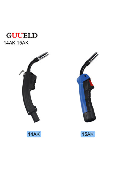 Choice 36KD CO2 Mig Mag Welding Torch Air Cooled MB 1PCS 15AK 14AK Swan Neck Contact Tip Holder Gas Nozzle