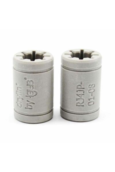 Funssor 5 Pcs Plastic Rj4jp-01-08 Lgus Drylin Solid Polymer Lm8uu 8mm Shaft Linear Bearing For Anet A8 Pr...