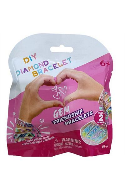 Choice In Bags Handmade Diamond Painting Wristband Adjustable Creative Bracelet Wrist Strap Kids Girls Jewe