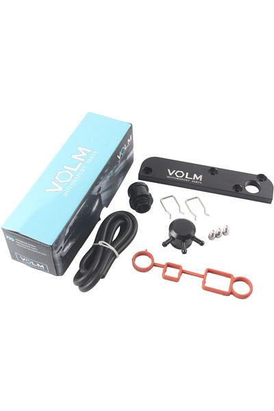 Choice PCV Delete Solution Kit w/ Boost Cap for MK5 Golf GTi S3 Leon Cupra  With VOLM Logo