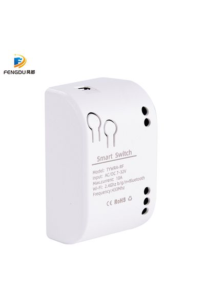 Choice مفتاح ذكي 7-32 فولت Tuya Smart Life 1ch Rf 12 فولت 24 فولت 7-32 فولت تيار متردد تيار مستمر مفتاح واي فاي يعمل مع أليكسا جوجل هوم