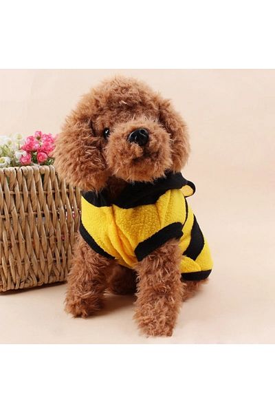 Choice Xl Yellow Bee Pet Puppy Coat Apparel Outfit Fleece Clothes Dog Cat Hoodie Fancy Costume Halloween C