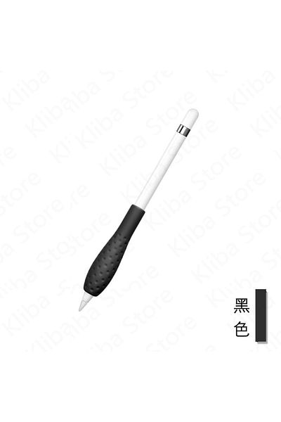 Choice حافظة سيليكون سوداء لقلم Apple Pencil 2nd 1nd غطاء حماية لجهاز iPad Pencil Touch Pen Grip Holder S