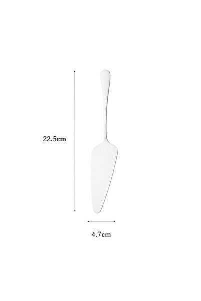 Choice قطعة واحدة فضية اللون من الفولاذ المقاوم للصدأ بحافة مسننة، شفرة تقطيع الكعك، فطيرة البيتزا، مجرفة الكعك