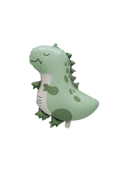 kidspartim بالون فويل ديناصور أخضر قديم مقاس 59x49 سم