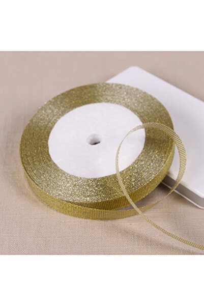 Choice 1 6 مم 25 ياردة 25 ياردة 6 مم شريط حرير لامع ذهبي فضي للحفلات ديكور ال...