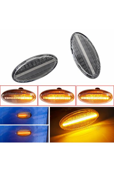 Choice Modern Styling LED Side Indicator Repeater Turn Signal Blinker For Mazda 2 3 5 6 GG GY MPS BT-50 ...