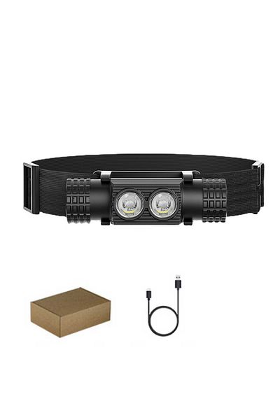 Choice No Battery Type-c Led Mini Headlamp High Power 1000lm Headlight 18650 Rechargeable Head Torch Campin