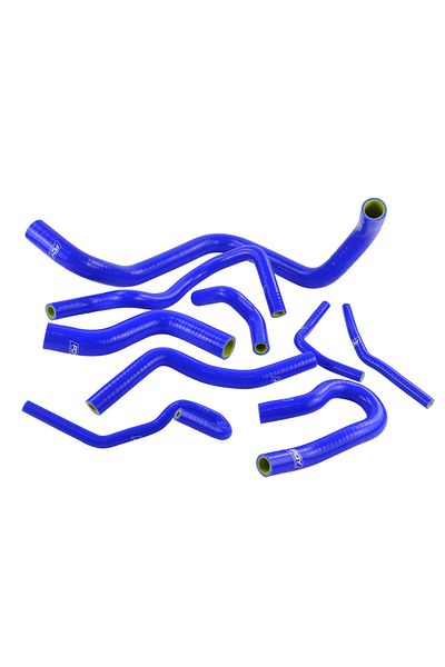 PQY Blue Blue & Yellow D15/16 Silicone Radiator Coolant Hose Silicone Hose Kit With Logo For Honda C