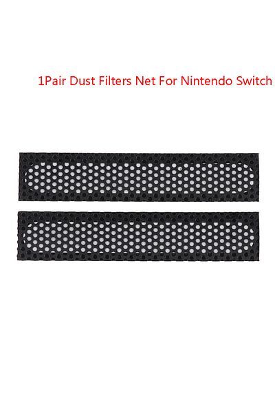 KOQZM One Size 1pair Dust Filter Cooling Net Dustproof Protector Cover Mesh Stickers For Nintendo Switch N