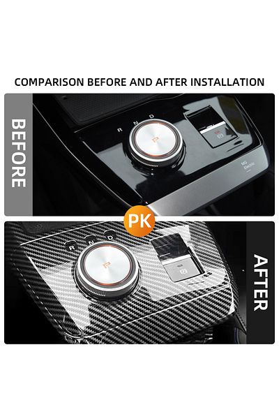 Choice Carbon Sticker for MG 4 MG4 EV Mulan 2023 2024 Car Center Console Gear Panel Cover Trim Inner Mod...