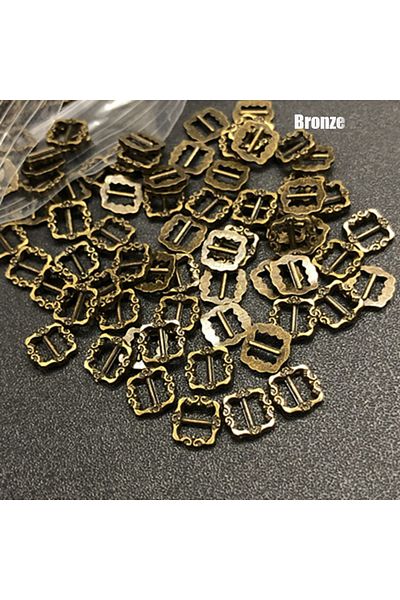 Choice 20Pcs Mini Doll Metal Buttons 7mm Tri-glide Belt Buckle for DIY Doll Bags Shoes Clothes Handmade ...
