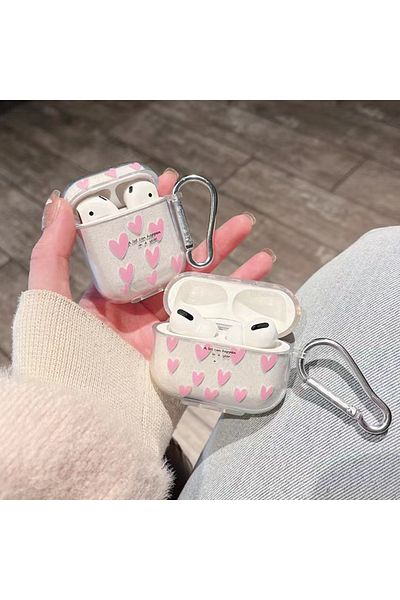 Choice Airpods Pro Pink Pink Love Ring For Airpods Pro 2nd Earphone Case For Apple 1/2/3 Soft Matte Tpu Ear