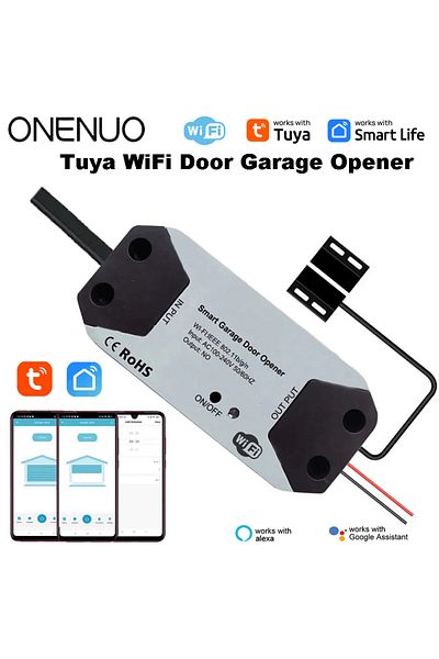 Choice Tuya WiFi Switch Garage Door Controller Smart Door Opener Work with Alexa Google Home Smart Life ...