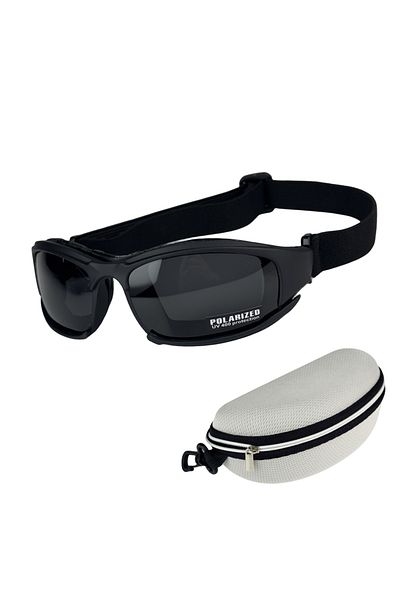 Choice نظارات X7-black-wt X7 العسكرية للرجال نظارات شمسية مستقطبة مضادة للرصاص ونظارات الرماية Airsoft دخانية L