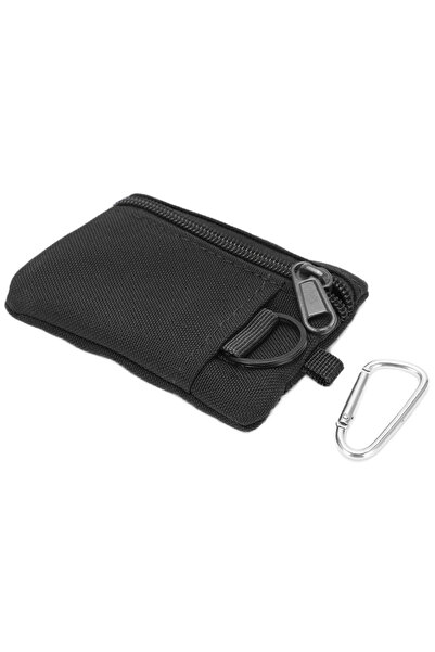 Choice black Mini Key Card Case Outdoor EDC Molle Pouch Wallet Mini Portable ...