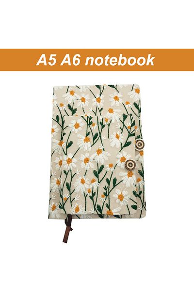 Choice A6 Blank A5 A6 Knitting Embroidery Notebook Blank Line 100 Sheets 200 Pages Notepad With Bookmark Jo