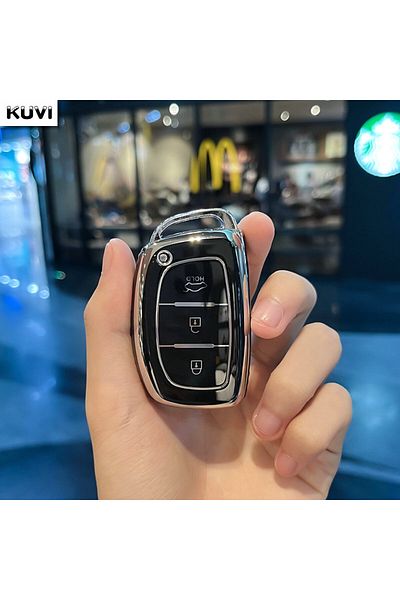 Choice Black 3 Button Tpu Car Key Case Cover For Hyundai Tucson Santa Fe Rena Sonata Elantra Creta Ix35 Ix4