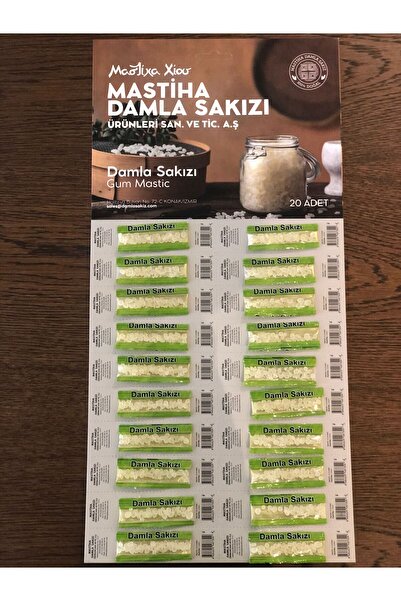 Maolixa Xiou Mastiha Damla Sakızı Kartela 20 GR