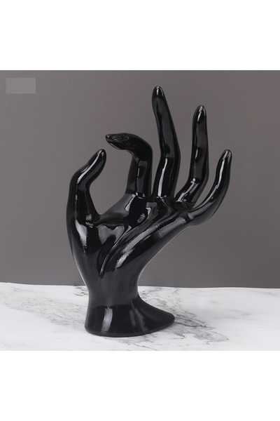 Choice Black Hand Bangle Watch Jewelry Display Stand Ok Hand Model Art Supply Jewelry Bracelet Ring Displa
