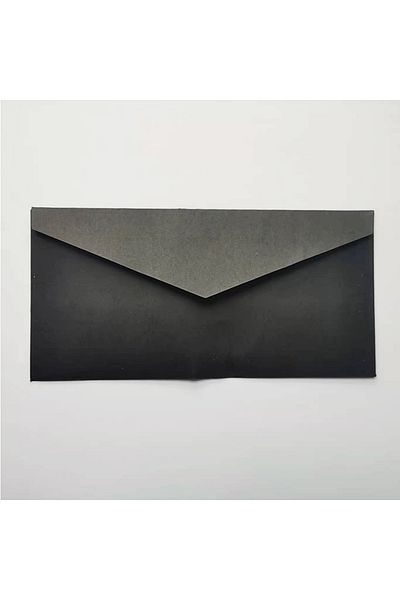 Choice Black 10pcs Vintage Kraft Paper Envelopes Blank A4 Triangle Cowhide Handmade Black Set Writing Chris
