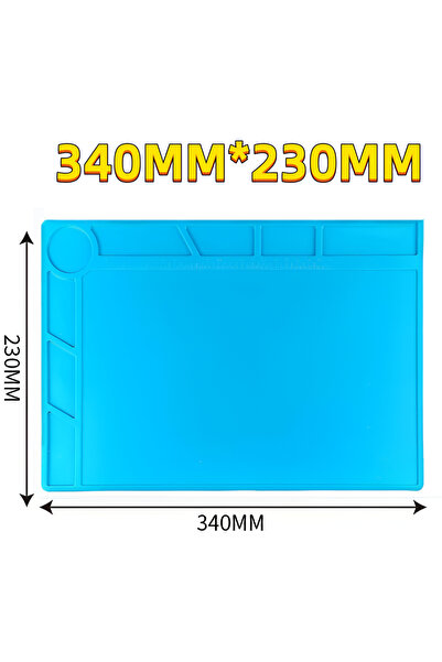Choice حصيرة لحام سيليكونية 340 مم × 230 مم، مضادة للكهرباء الساكنة، مقاومة ل...