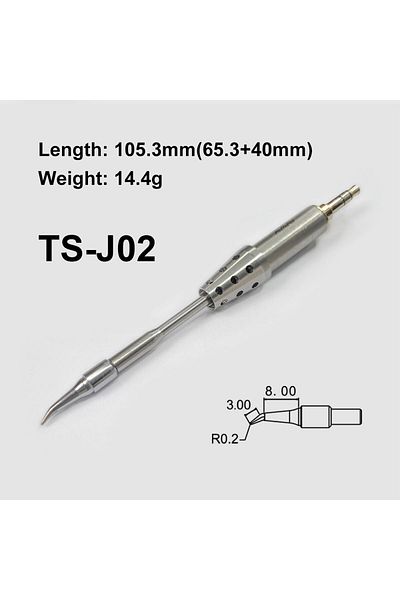 FMchip Ts-j02 Original Ts1c Ts80p Replacement Soldering Iron Tips Miniware Cordless Soldering Station Weldi