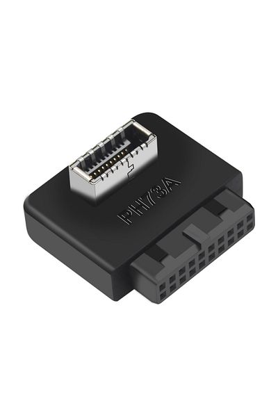 VAKIND محول Ph73a Usb3.0 19/20p إلى Type-e محول اللوحة الأمامية الرأسية الداخلية منفذ الإدخال Type-c