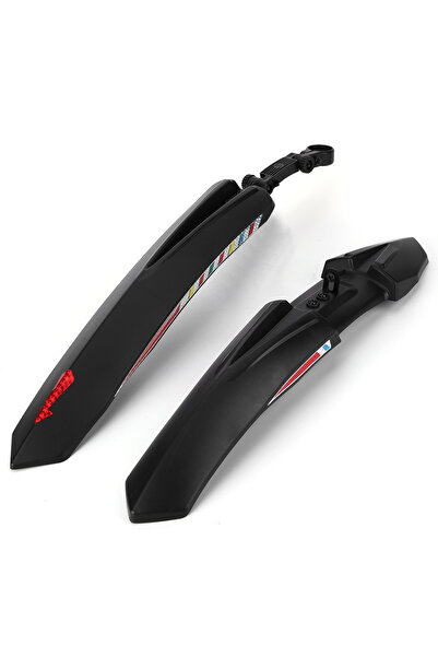 Choice عمود مقعد 2 قطعة واقيات الطين للدراجة مع ملصقات عاكسة واقي الطين الأما...