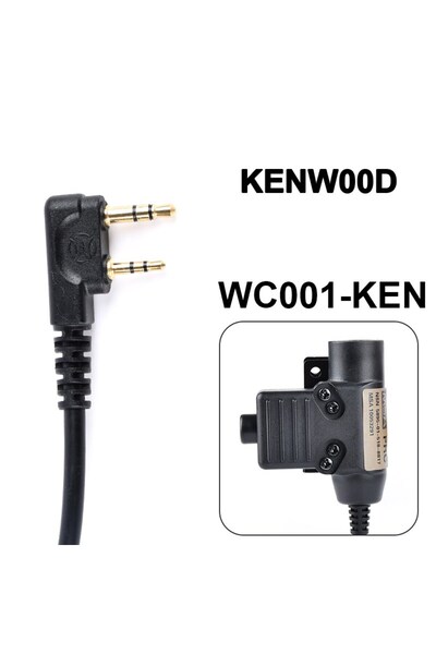 Choice سماعة رأس عسكرية WC001 Ken-bk U94 Ptt Baofeng Tacical Ptt لسماعات الرأس Comtact ورؤوس الصيد