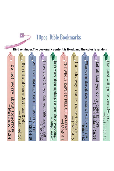 Choice Morandi-10 قطع من علامات الكتاب المقدس المصنوعة يدويًا من الجلد الصناع...