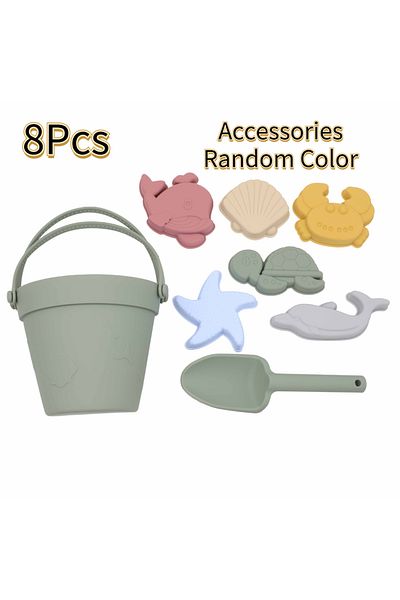 Choice Xs18-3-8pcs 8pcs Summer Beach Toys Kids Soft Silicone Sandbox Set Beach Game Toy Send Children Beach