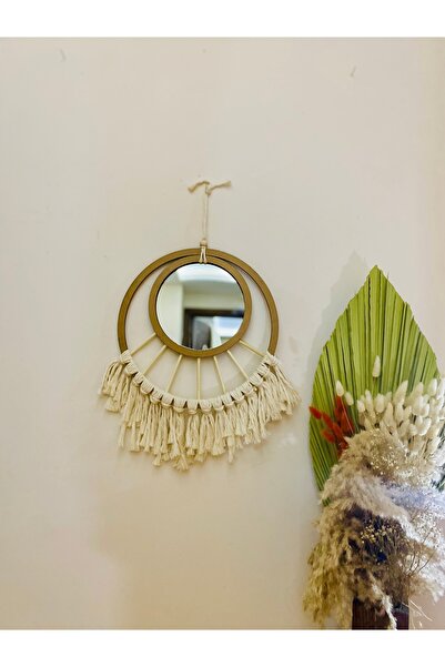 kattuna Bohemian Daisy Jute Mirror Wall Decoration Product