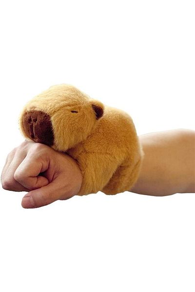 Choice 1 Animal Slap Bracelets Capybara Plush Toy Stuffed Animals Huggers Slap Toy Animal Wristband Intera.